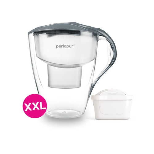 *SALE* Wasserfilter Family XXL (4l) grau inkl. 1 Universal Filterkartusche | B-Ware