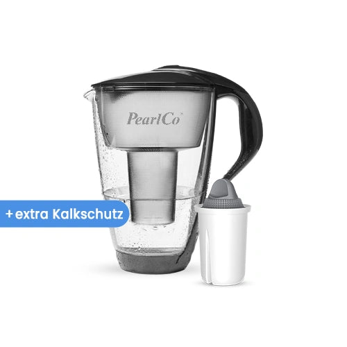 PearlCo Glas-Wasserfilter inkl. 1 Filterkartusche