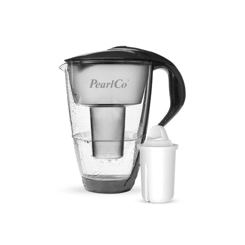 PearlCo Glas-Wasserfilter inkl. 1 Filterkartusche