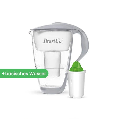 PearlCo Glas-Wasserfilter inkl. 1 Filterkartusche