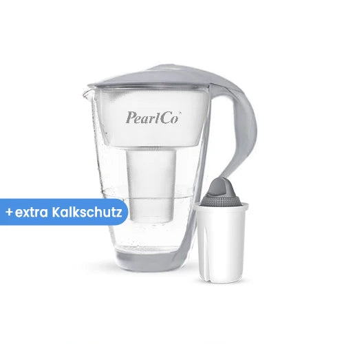 PearlCo Glas-Wasserfilter inkl. 1 Filterkartusche