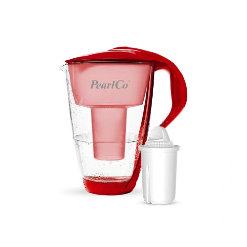 PearlCo Glas-Wasserfilter inkl. 1 Filterkartusche