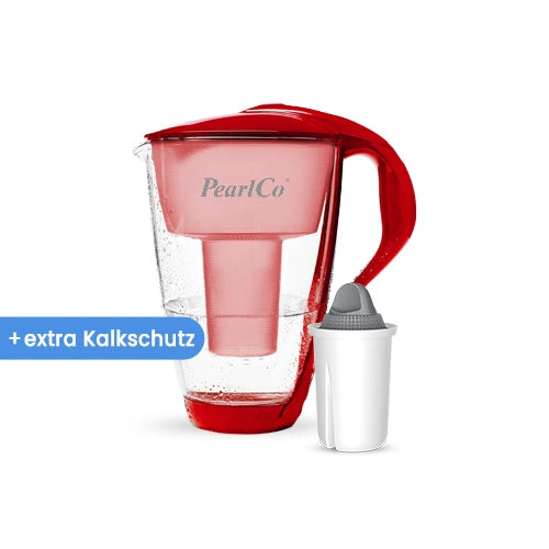 PearlCo Glas-Wasserfilter inkl. 1 Filterkartusche
