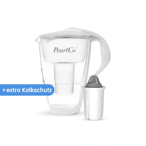 PearlCo Glas-Wasserfilter inkl. 1 Filterkartusche