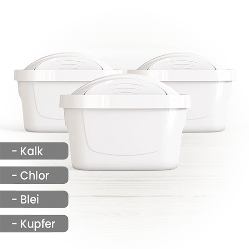 ZoneYan Pool Filterkartuschen für Bestway VII & Intex D, 4 Stück