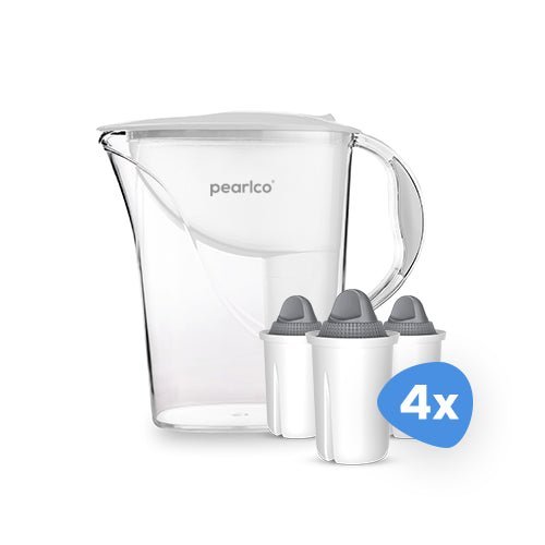 PearlCo Wasserfilter Standard (2,4l) inkl. 12 Filterkartuschen - PearlCo.de