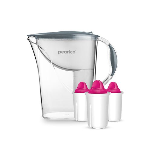 PearlCo Wasserfilter Standard (2,4l) inkl. 3 Filterkartuschen - PearlCo.de