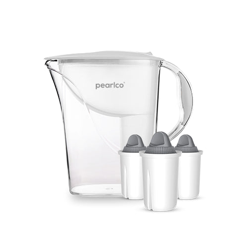 PearlCo Wasserfilter Standard (2,4l) inkl. 3 Filterkartuschen - PearlCo.de