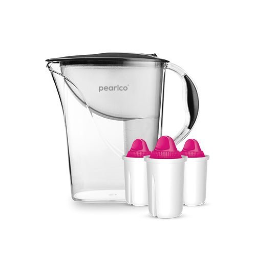 PearlCo Wasserfilter Standard (2,4l) inkl. 3 Filterkartuschen - PearlCo.de