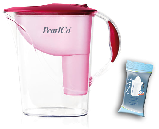 *SALE* Wasserfilter Standard dunkelrot inkl. 1 Universal Filterkartusche