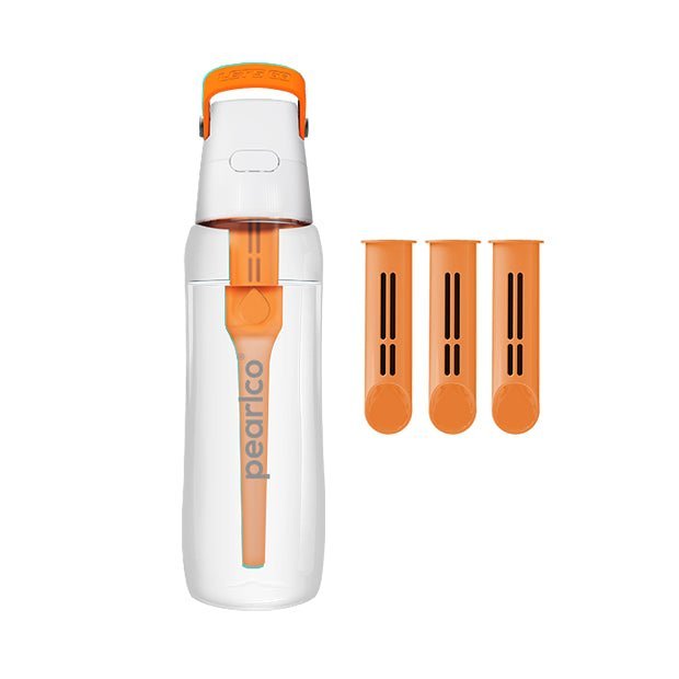 Trinkflasche SOLID mit Filter 0,7l Starterpack - PearlCo.de