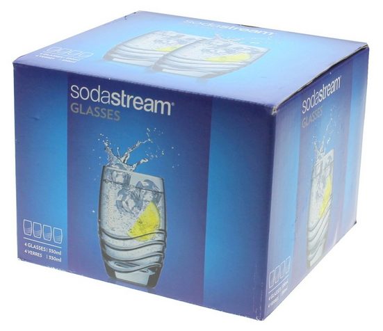 SodaStream Designglas 4er Pack