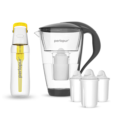 Glas-Wasserfilter - Starter-Paket inkl. SOLID Filterflasche