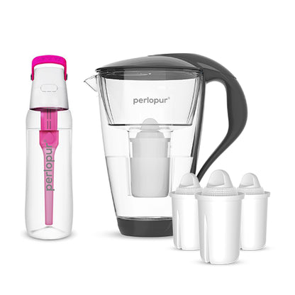 Glas-Wasserfilter - Starter-Paket inkl. SOLID Filterflasche