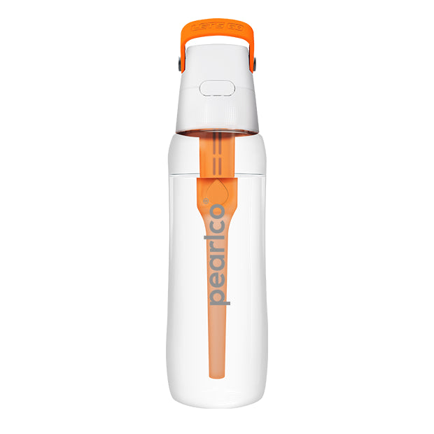 Trinkflasche SOLID mit Filter 0,7 Liter orange