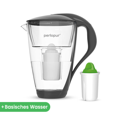 Glas-Wasserfilter inkl. 1 Filterkartusche