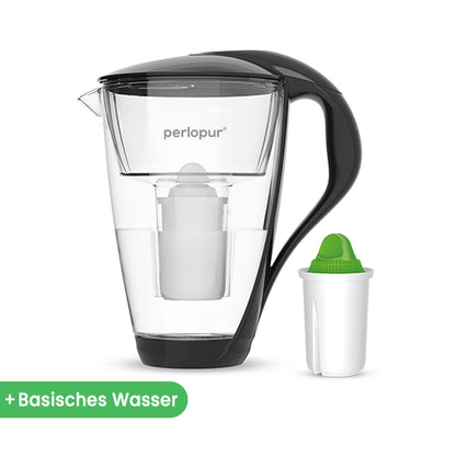 Glas-Wasserfilter inkl. 1 Filterkartusche