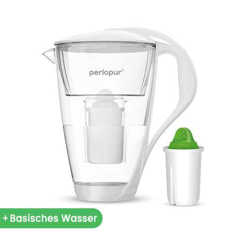 Glas-Wasserfilter inkl. 1 Filterkartusche