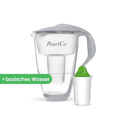 PearlCo Glas-Wasserfilter inkl. 1 Filterkartusche