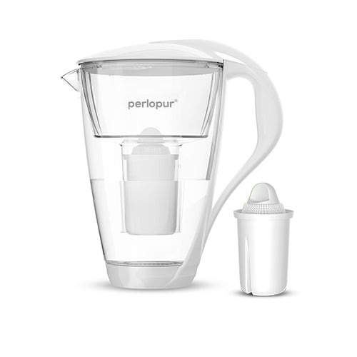 Glas-Wasserfilter inkl. 1 Filterkartusche