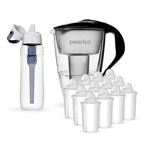 Glas-Wasserfilter - Jahrespaket inkl. SOLID Filterflasche