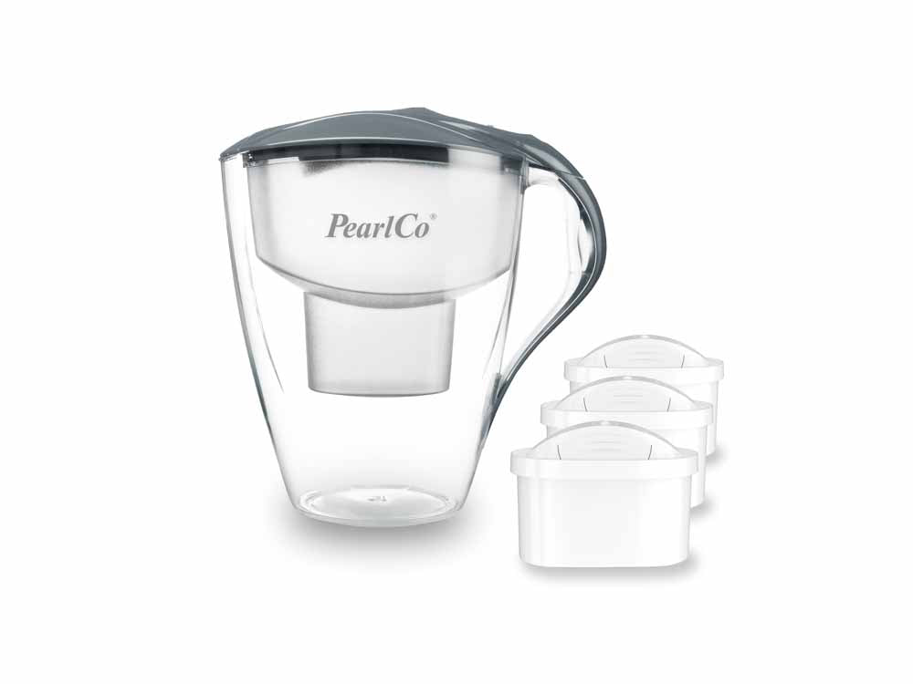 PearlCo Wasserfilter Family XXL (4,0l) inkl. 3 Filterkartuschen