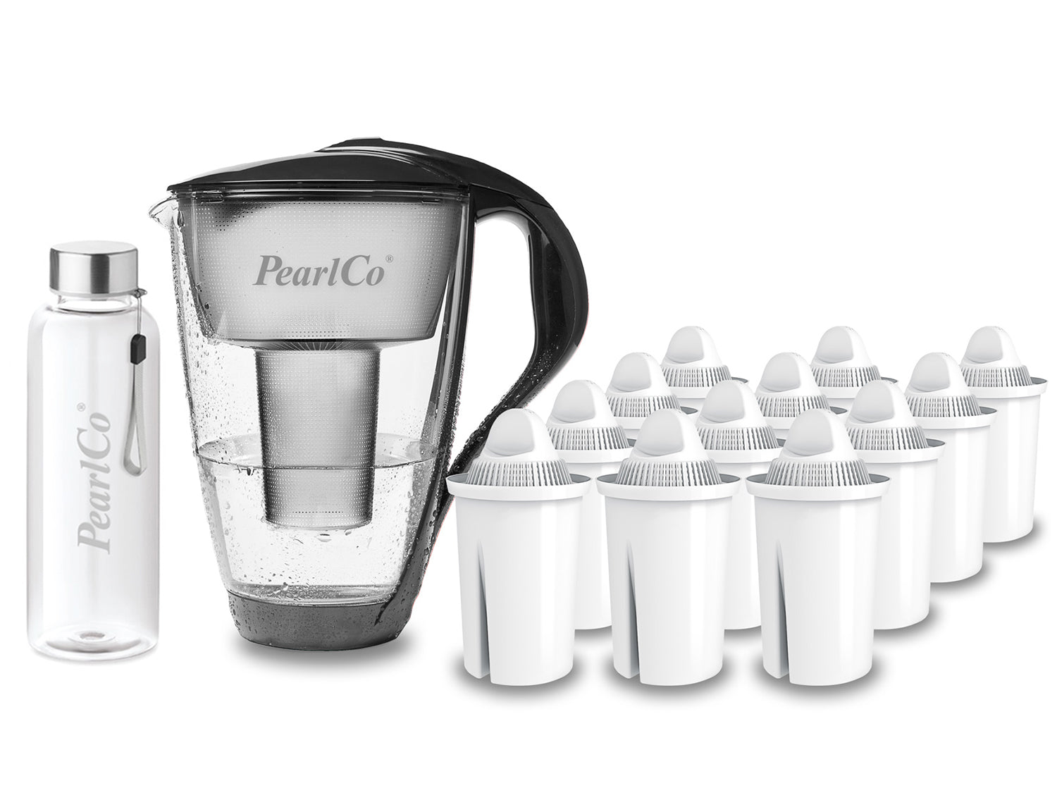 PEARLCO Wasserfilter Classic AquaMag Pack 12 Filterkartusche