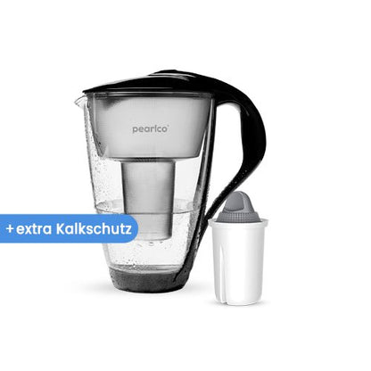 PearlCo Glas - Wasserfilter inkl. 1 Filterkartusche - PearlCo.de