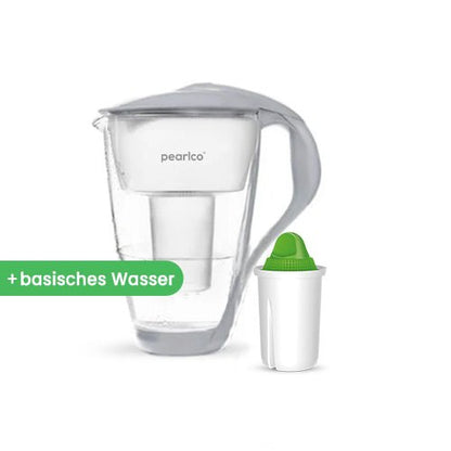 PearlCo Glas - Wasserfilter inkl. 1 Filterkartusche - PearlCo.de