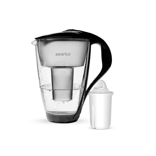 PearlCo Glas - Wasserfilter inkl. 1 Filterkartusche - PearlCo.de