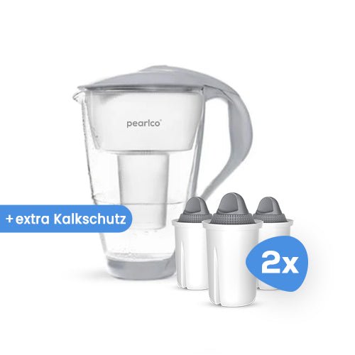 PearlCo Glas - Wasserfilter inkl. 6 Filterkartuschen - PearlCo.de