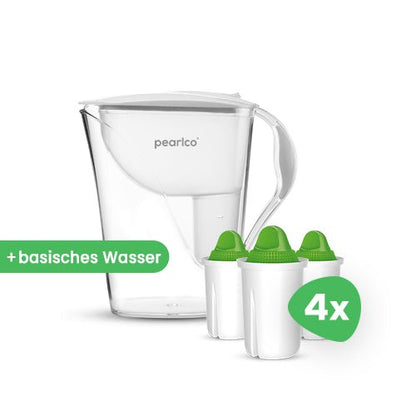PearlCo Wasserfilter Fashion (3.3l) inkl. 12 Filterkartuschen - PearlCo.de