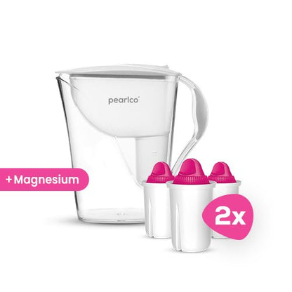 PearlCo Wasserfilter Fashion (3.3l) inkl. 6 Filterkartuschen - PearlCo.de