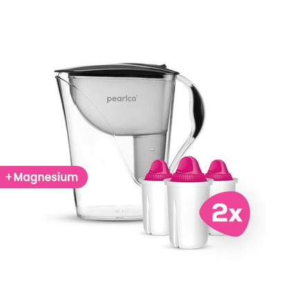 PearlCo Wasserfilter Fashion (3.3l) inkl. 6 Filterkartuschen - PearlCo.de