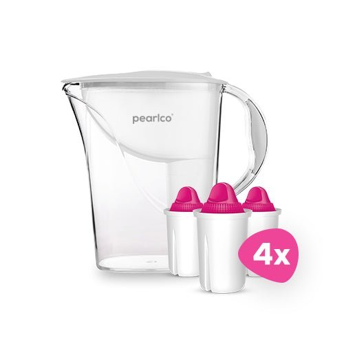PearlCo Wasserfilter Standard (2,4l) inkl. 12 Filterkartuschen - PearlCo.de
