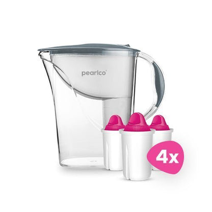 PearlCo Wasserfilter Standard (2,4l) inkl. 12 Filterkartuschen - PearlCo.de