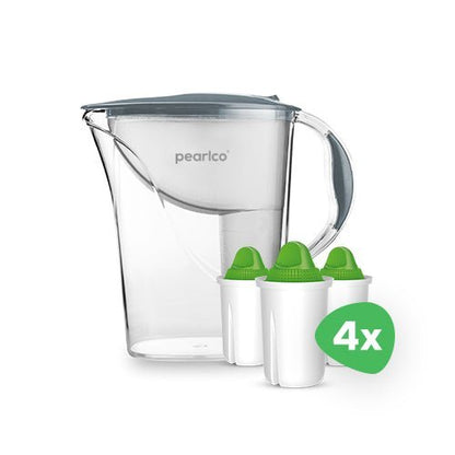 PearlCo Wasserfilter Standard (2,4l) inkl. 12 Filterkartuschen - PearlCo.de