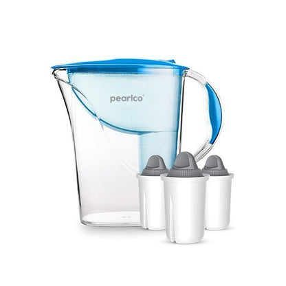 PearlCo Wasserfilter Standard (2,4l) inkl. 3 Filterkartuschen - PearlCo.de