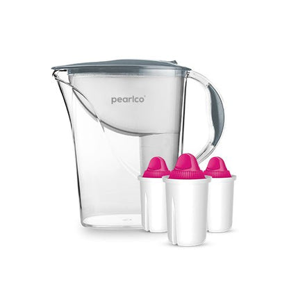 PearlCo Wasserfilter Standard (2,4l) inkl. 3 Filterkartuschen - PearlCo.de
