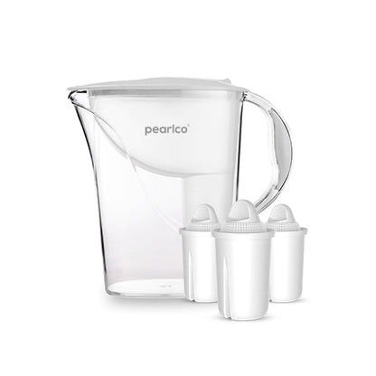 PearlCo Wasserfilter Standard (2,4l) inkl. 3 Filterkartuschen - PearlCo.de