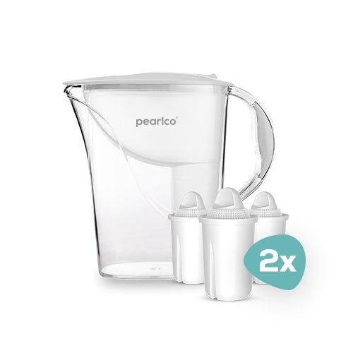 PearlCo Wasserfilter Standard (2,4l) inkl. 6 Filterkartuschen - PearlCo.de