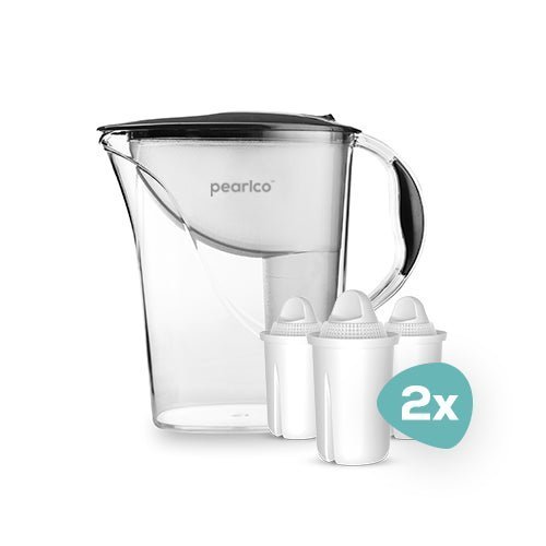PearlCo Wasserfilter Standard (2,4l) inkl. 6 Filterkartuschen - PearlCo.de