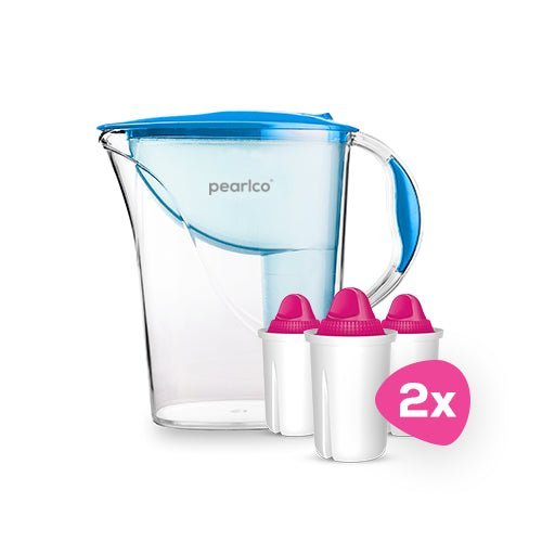 PearlCo Wasserfilter Standard (2,4l) inkl. 6 Filterkartuschen - PearlCo.de