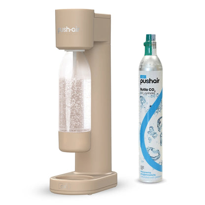 DAFI Wassersprudler Pushair inkl. 1 Co2 Zylinder und 0,7l Flasche
