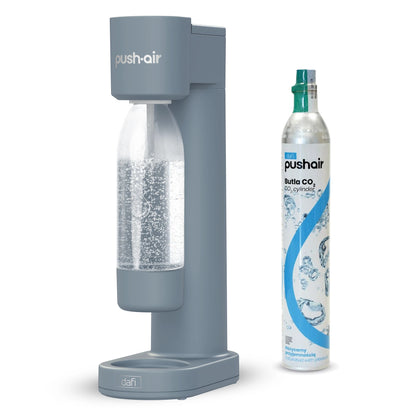 DAFI Wassersprudler Pushair inkl. 1 Co2 Zylinder und 0,7l Flasche