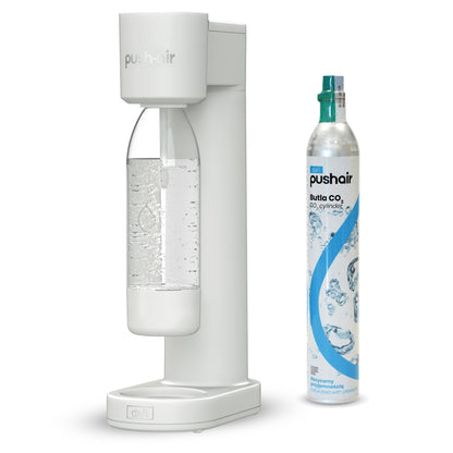 DAFI Wassersprudler Pushair inkl. 1 Co2 Zylinder und 0,7l Flasche