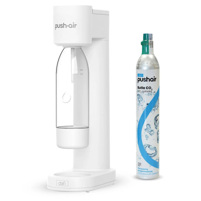 DAFI Wassersprudler Pushair inkl. 1 Co2 Zylinder und 0,7l Flasche