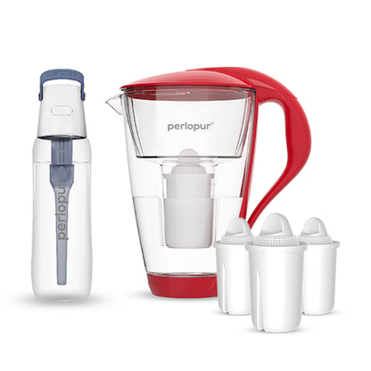 Glas-Wasserfilter - Starter-Paket inkl. SOLID Filterflasche