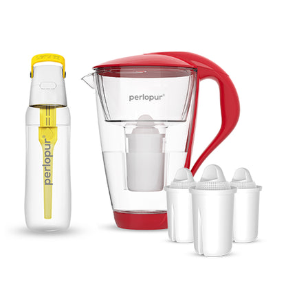 Glas-Wasserfilter - Starter-Paket inkl. SOLID Filterflasche