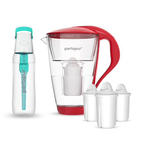 Glas-Wasserfilter - Starter-Paket inkl. SOLID Filterflasche